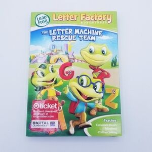 NEW Leap Frog Letter Factory Adventures DVD